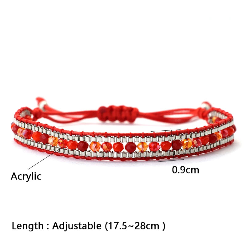 Handmade Weaven Adjustable Bracelet For Women